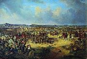 Bogdan Villevalde Battle of Paris oil on canvas